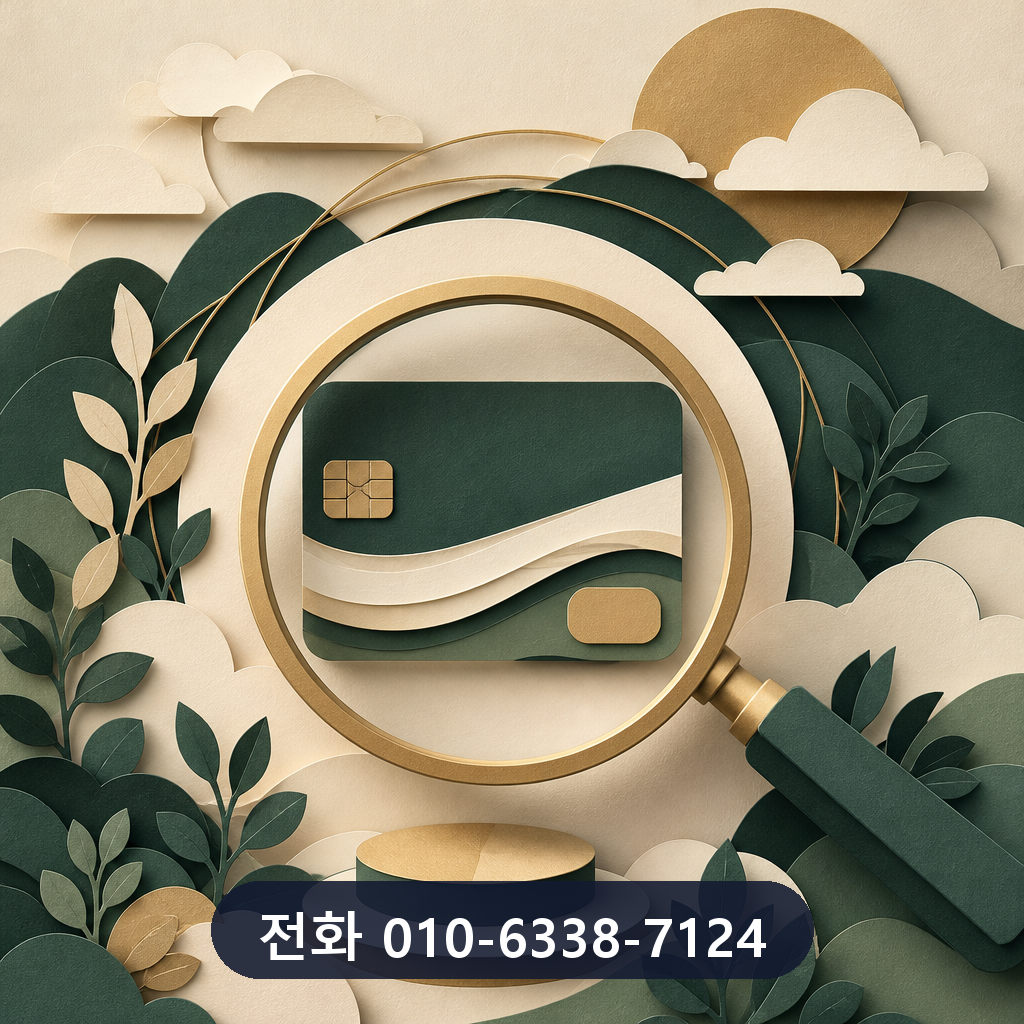 신용카드 당일 현금화 한도 확인 이미지